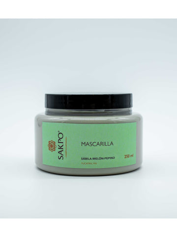 Mascarilla de Arcilla con Algas Marinas de Sabila Melón Pepino 250 g