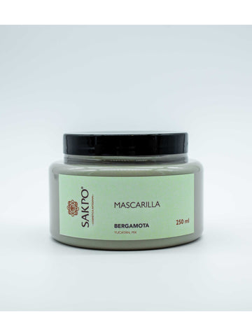 Mascarilla de Arcilla con Algas Marinas de Bergamota 250 g