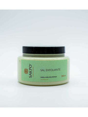 Sal Exfoliante de Sabila Melon Pepino 250 ml