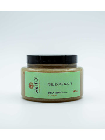Gel Exfoliante Sabila Melón Pepino 250 ml