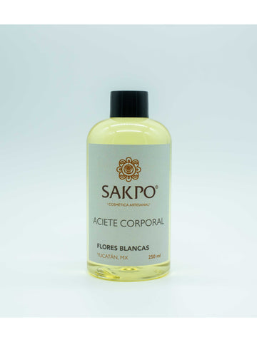 Aceite Corporal Flores Blancas