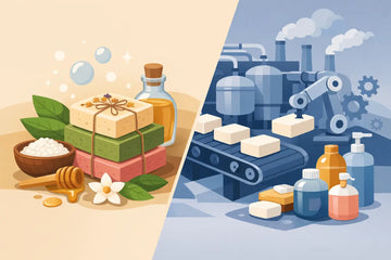 Jabón artesanal vs industrial: ¿cuál elegir?