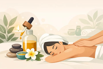 Aceite corporal para masaje relajante ideal