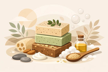 Jabones exfoliantes artesanales para piel suave