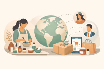 Negocio de cosmética artesanal que conecta