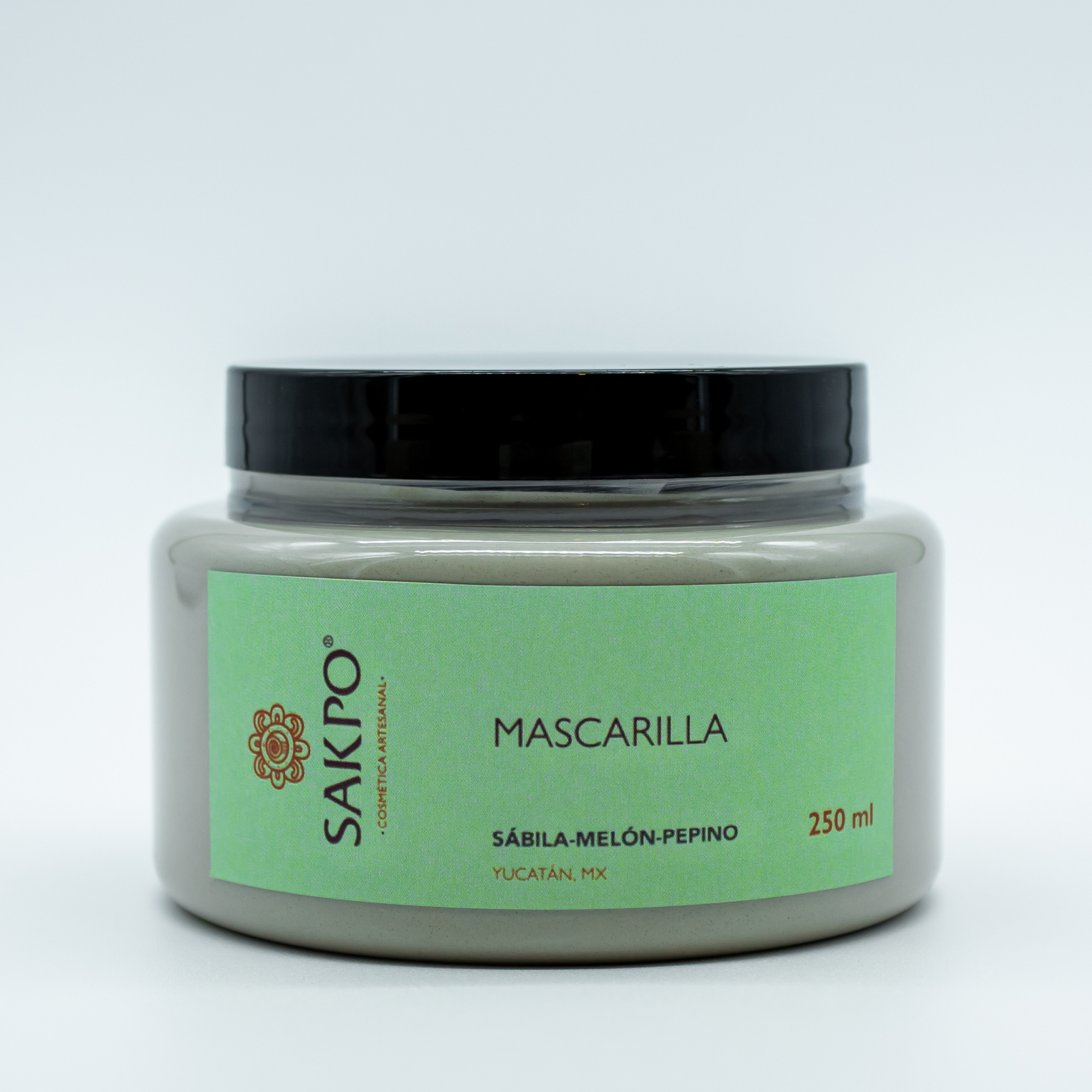 Mascarilla de Arcilla con Algas Marinas de Sabila Melón Pepino 250 g