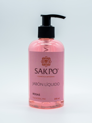 Jabón Líquido de Rosas 250 ml